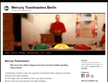 Tablet Screenshot of mercury-toastmasters-berlin.de